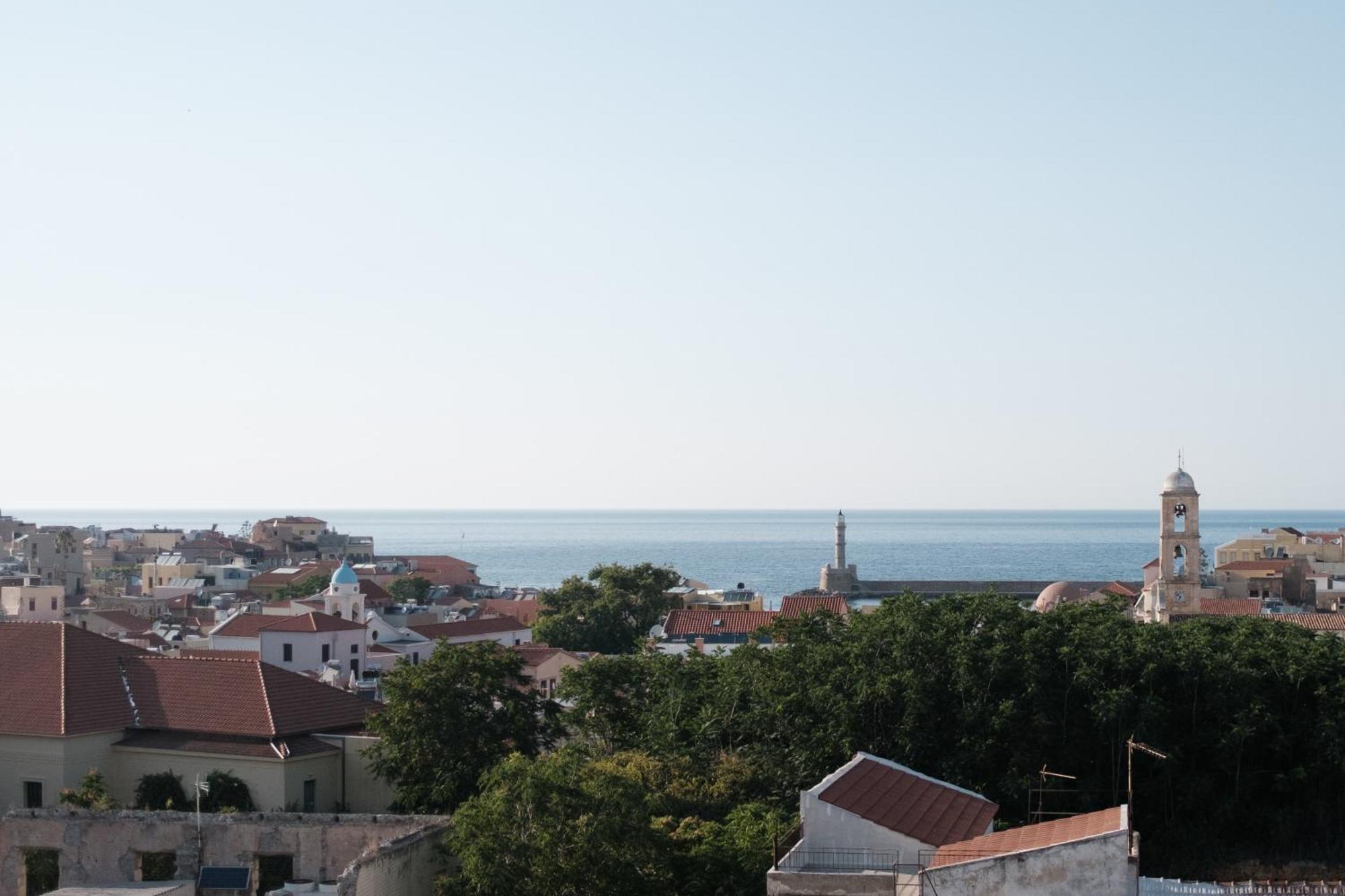 Sky-High 70Sqm Penthouse W. Stunning Views - 05 Leilighet Khania Eksteriør bilde